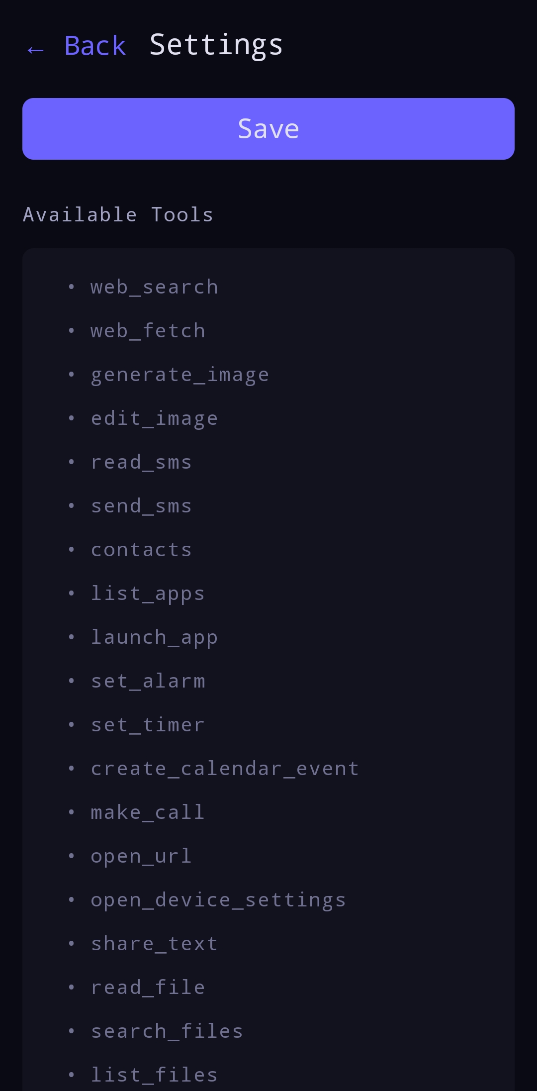 LumoDroid screenshot
