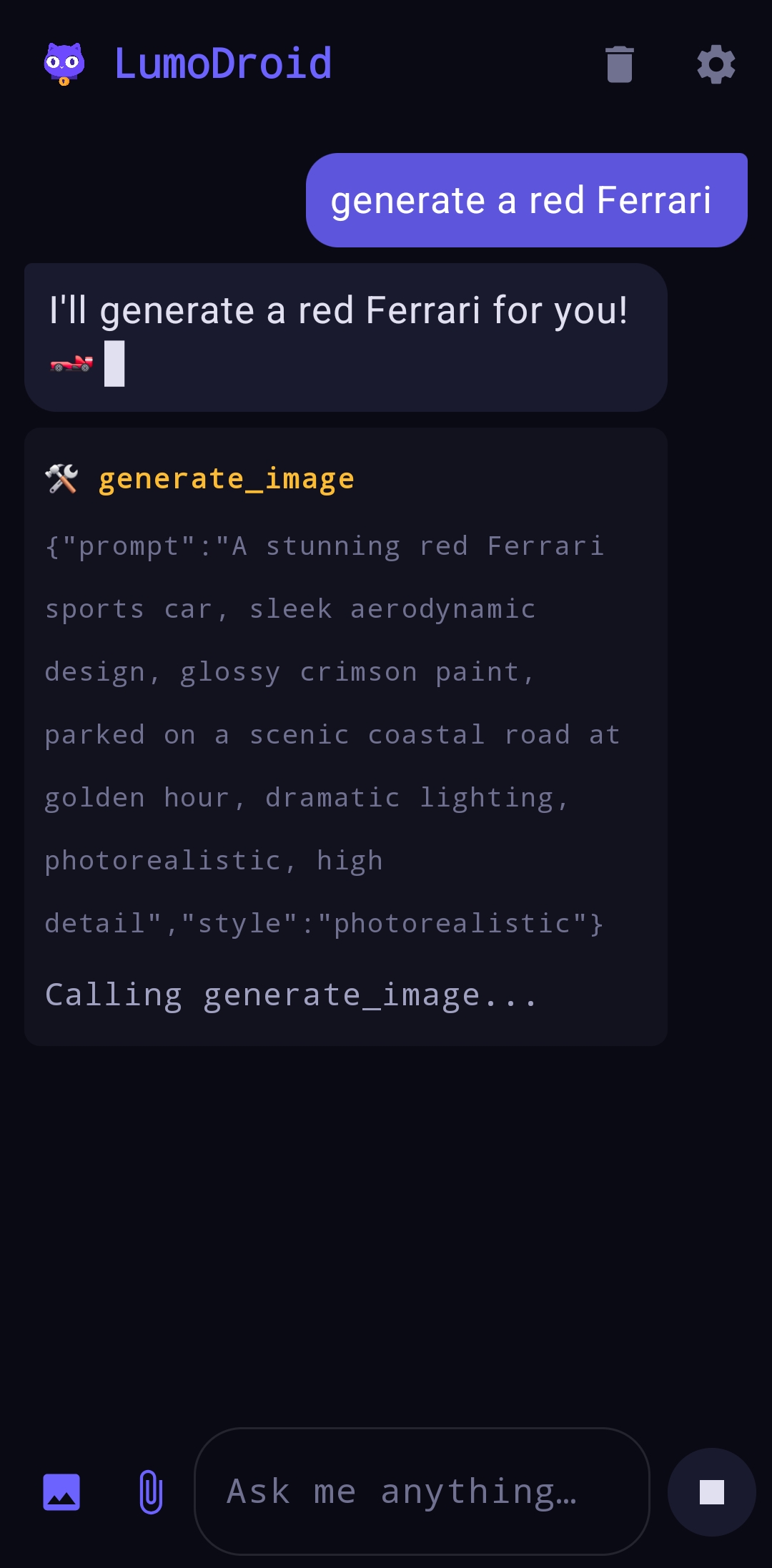LumoDroid screenshot