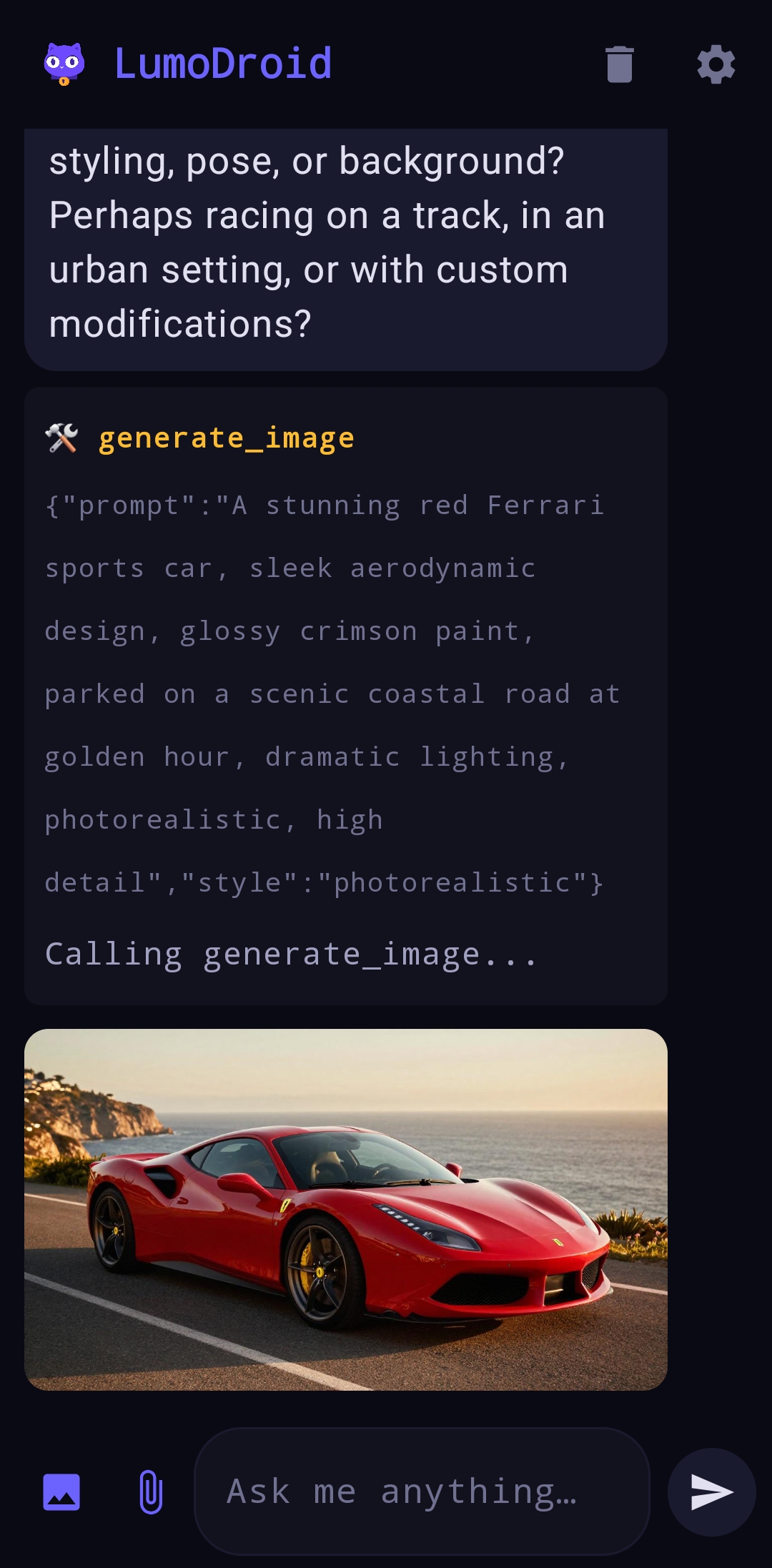 LumoDroid screenshot